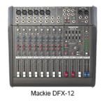 Rental of Mackie DFX-12