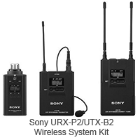 Rental of Sony URX-P2/UTX-B2 Wireless System Kit