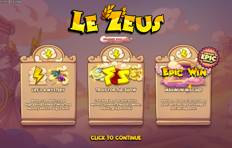 Análise do Slot Le Zeus